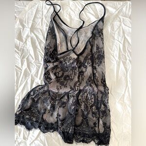 Lingerie Black Lace Size Small